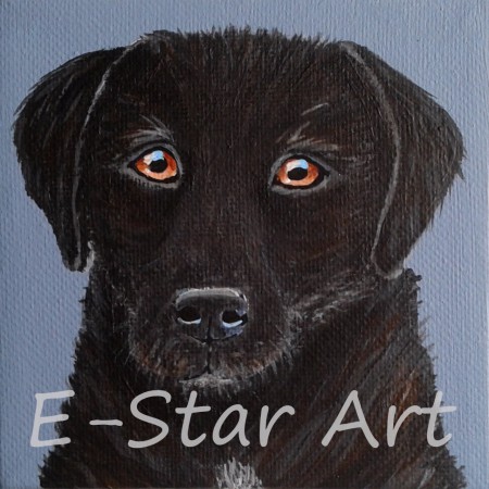 BASCO-GRIJS 10 x 10 cm painting (SOLD)
