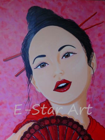 painting "Sakura" 60 x 80 cm