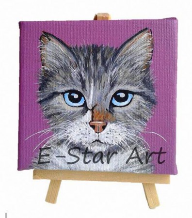 Dikkie Dik 10x10 cm; easel incl.